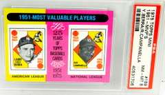 Yogi Berra & Campanella Graded MVP Baseball Card