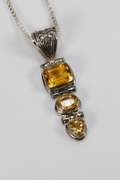 Sterling Silver Citrine Pendant