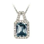 London Blue Topaz Necklace