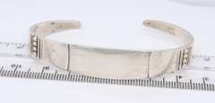 925 Sterling Silver Reed and Barton Cuff Bangle