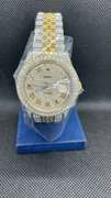NEW CUSTOM ICED OUT ROLEX DATEJUST 36MM TWO TONE 10 CARATS