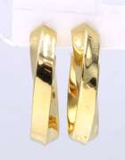 Tiffany & Co. Polished Oval Twisted Hoop Earrings