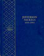 Complete Set of 71 Jefferson Nickels in Album