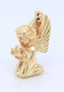 Beautiful Yellow Gold Kneeling Angel Charm