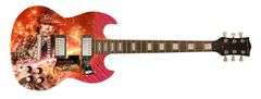 Carlos Santana Autographed Signed Live Concert Photo Guitar ACOA
