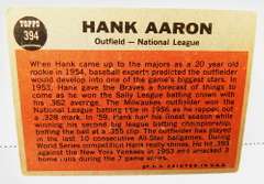 Hank Aaron National League All-Star Baseball Card
