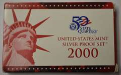 2000 Silver Proof Set OGP