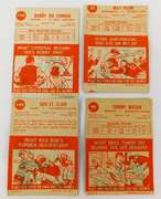 4 Topps 1963 Football Cards