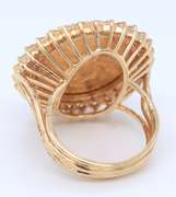 Dazzling Yellow Gold Indian Head 22kt Coin Ring
