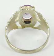 Sterling Amethyst Butterfly Ring, Size 6