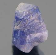 Superb 19.20ct rich blue uncut Tanzanite
