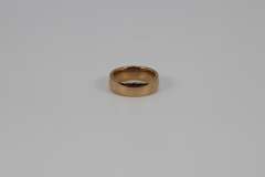 7mm Rose Gold Plated Tungsten Carbide Wedding Band Size 9