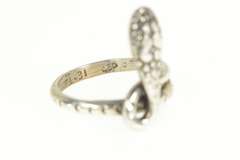 Sterling Silver Ornate Snake Serpent Wrap Statement Ring