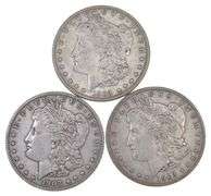 Lot Of 3 1903-S Morgan Silver Dollars