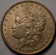 1903 Morgan Silver Dollar, Circulated.