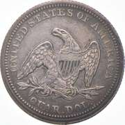1856 Seated Liberty Quarter Dollar