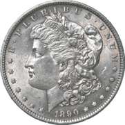 1890-S Morgan Silver Dollar