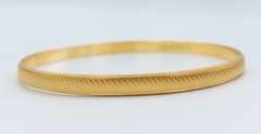 21kt Solid Yellow Gold Bangle Bracelet