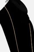14k Yellow Gold Solid Diamond-Cut Rope Link Chain 1.5mm Necklace 30"