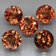 Gorgeous round cut 11.59ct Imperial Topaz set