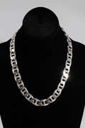 .925 Sterling Silver Large 13mm Anchor Chain 20 Inches