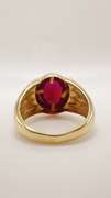 Men's 14kt Solid Yellow Gold & Gemstone Ring
