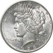 1926-D Peace Silver Dollar