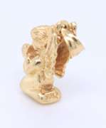Beautiful Yellow Gold Kneeling Angel Charm