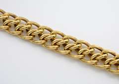 Estate Wide Heavy 14k Bracelet