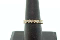 Unique 18kt Yellow Gold Diamond Band