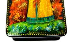 Artist Signed Vintage Russian Box