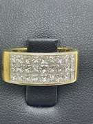 CERTIFIED LADIES CHRISTOPHER 18K GOLD AND DIAMOND  BAND