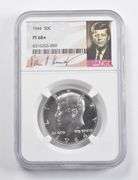 PF68* STAR 1964 Kennedy Half Dollar Signed Label NGC