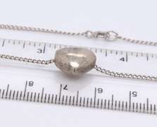 Vintage 925 Sterling Silver Heart Shaped Pendant on Chian