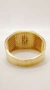 Men's 14kt Solid Yellow Gold & CZ Ring