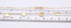 Pleasing Yellow Gold Multi Circle Necklace