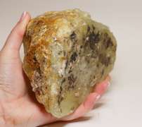 Statement piece! 3.2 POUND uncut Aquamarine