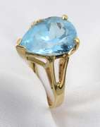 Bold Blue Topaz Ring