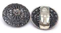 Sterling Silver Clip Earrings