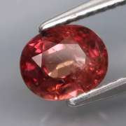 Rich warm red 1.27ct UNTREATED Sapphire