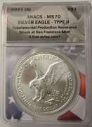 2021-(S) American Silver Eagle ANACS MS70 Emergency Production Type 2