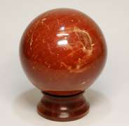 Attention grabbing 3,905ct Red Jasper sphere