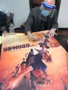 Jeff Cohen Autographed The Goonies Chunk 27x40 Movie Poster Exact Proof ACOA
