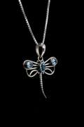 Sterling Silver Blue Topaz Pendant