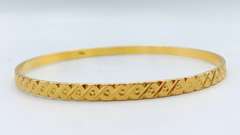 22kt Solid Yellow Gold Bangle Bracelet