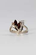 Sterling Silver Garnet Gemstone Ring