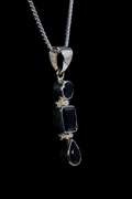 Sterling Silver Iolite Pendant