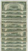 12 Real nice Series of 1963 $5 Red Seal Notes