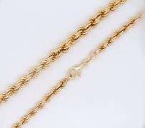 Vintage 925 Sterling Silver Rope Chain Necklace
