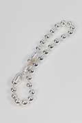 Sterling Silver Italian Ball Bead Chain 5mm 925 Italy New Dog Tag Bracelet 8" inch